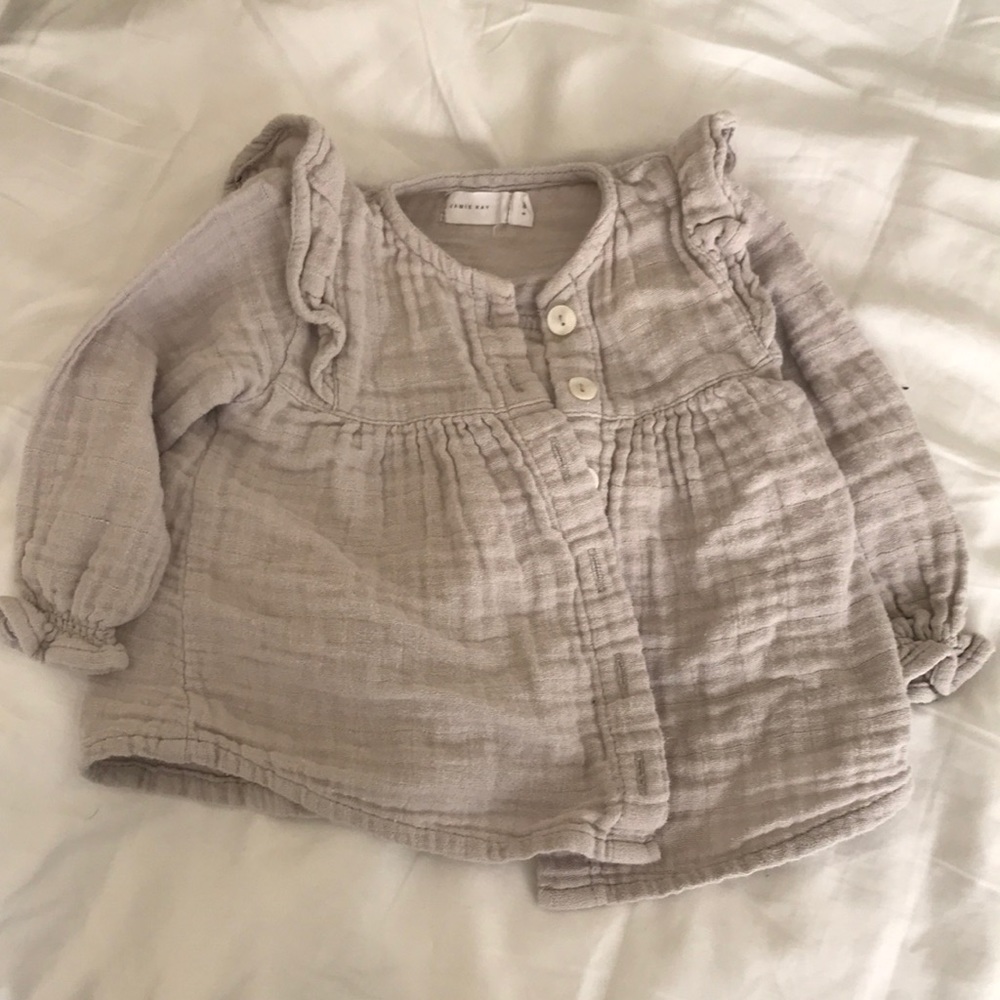 Jamie Kay gauze top size 3-6 months